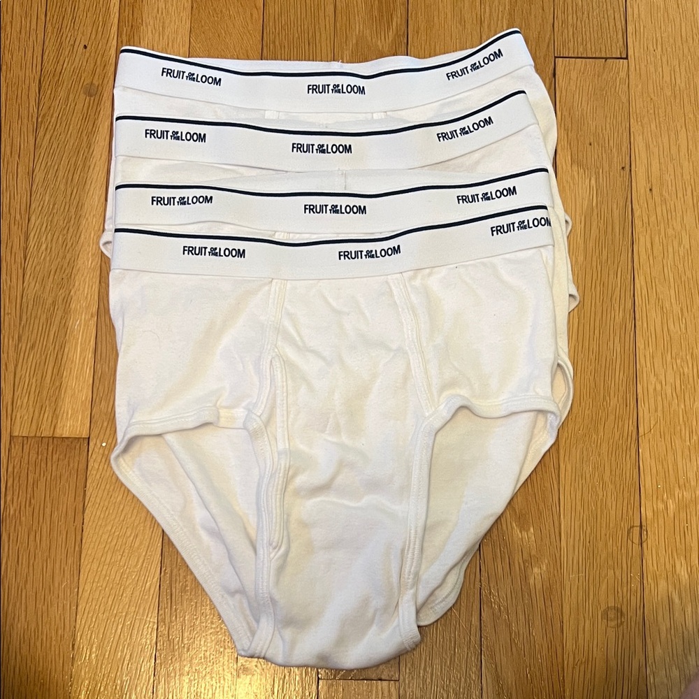 Fruit of the Loom Men's Classic White Briefs
